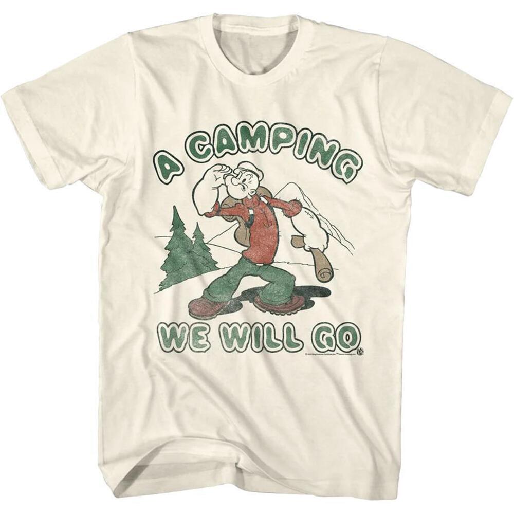 A Camping We Will Go Popeye Tshirt